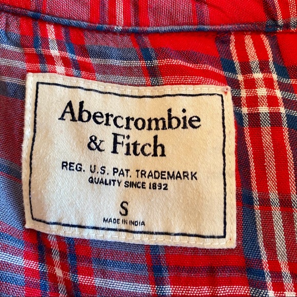 ABERCROMBIE & FITCH plaid button up - Picture 3 of 3